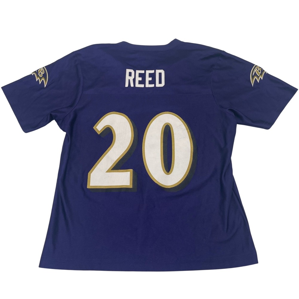 Women's Baltimore Ravens Jersey‎ Ed Reed 20 NFL Football Size Small Purple